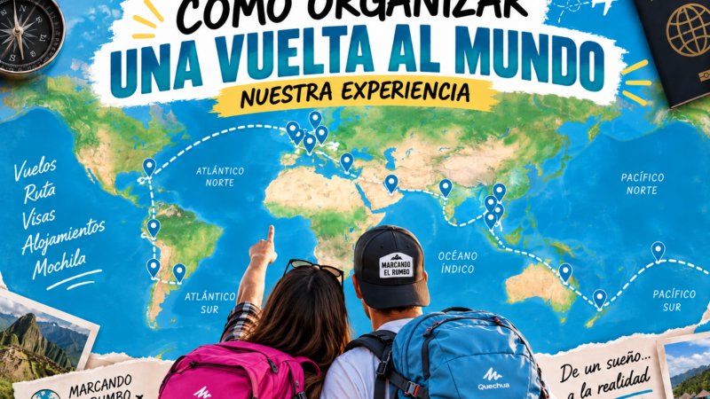 Cómo organizar una vuelta al mundo: mapa de nuestra ruta y planificación